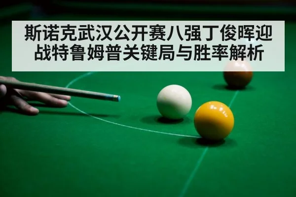 斯诺克武汉公开赛八强丁俊晖迎战特鲁姆普关键局与胜率解析
